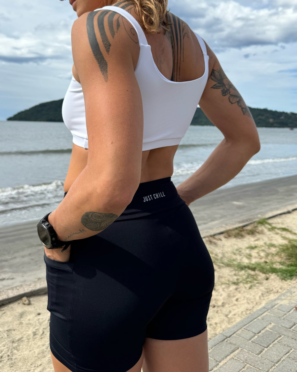 Short Fitness Bolso